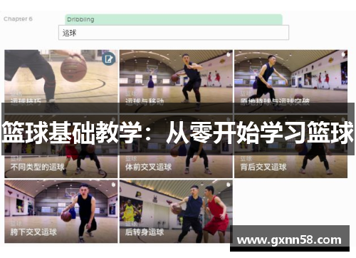 篮球基础教学：从零开始学习篮球